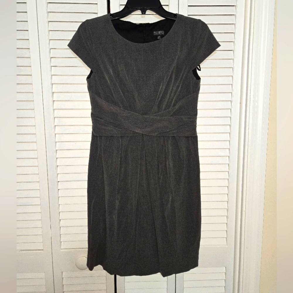 SOHO Apparel Ltd. Women's 4P Gray Dress